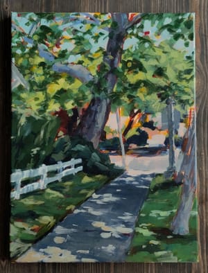Dappled Sidewalk